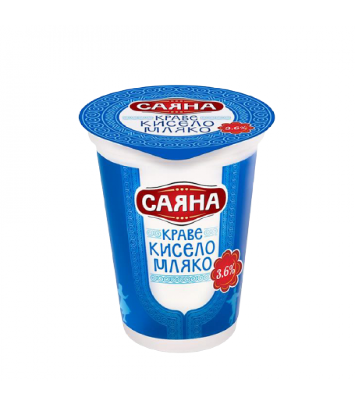 КИСЕЛО МЛЯКО САЯНА 3,6% 400ГР